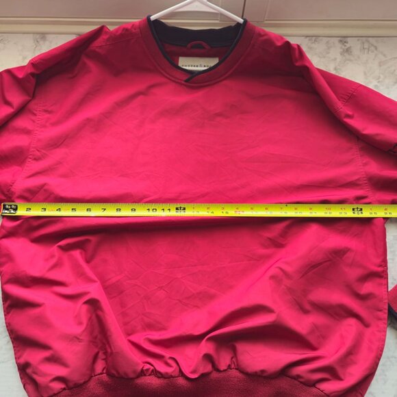 Cutter & Buck Men's Red Pullover Jacket XL 100% Polyester With Embroidered Logo - Picture 7 of 9